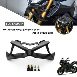For Yamaha MT-09 MT09 Front Spoiler Winglet Aerodynamic Wing Kit 2017-2020 - Picture 1 of 8