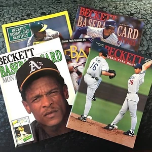 Lot of 7 Beckett Baseball Card Monthly Magazine Price Guide 1989 - 2001 - Bild 1 von 11