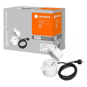 Ledvance Smart+ Plug Steckdose außen IP44 Energiezähler App Google Alexa WiFi - Bild 1 von 5
