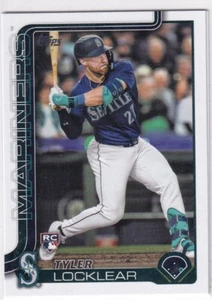 2025 Topps MLB Baseball Series 1 No. 192 Tyler Locklear Rookie Mariners - Bild 1 von 2