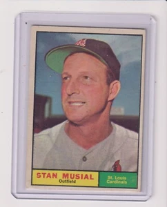 1961 TOPPS #290 STAN MUSIAL IN EX CONDITION - ST. LOUIS CARDINALS - Picture 1 of 1