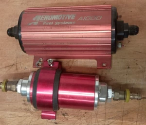 AEROMOTIVE 11101 A1000 ELECTRIC FUEL PUMP For Parts or Repair - Picture 1 of 8