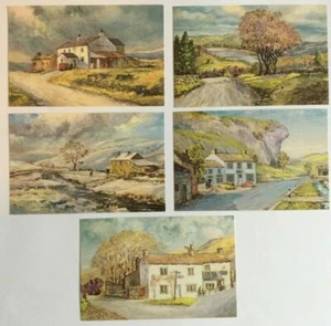 P.O. POSTCARDS NEPR 1-5 MINT IN ORIGINAL SEALED PACK YORKSHIRE DALES - Picture 1 of 2
