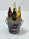 Cardinal Inc - Miniature Ice-Cold Beer Bucket with Bottle Pate/Cheese Spreaders