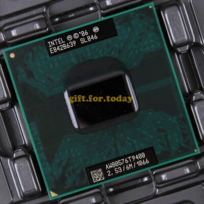 Intel Core 2 Duo T9400 2.53 GHz CPU Dual-Core SLGE5 (AW80576GH0616M) Processor - Image 1 of 4