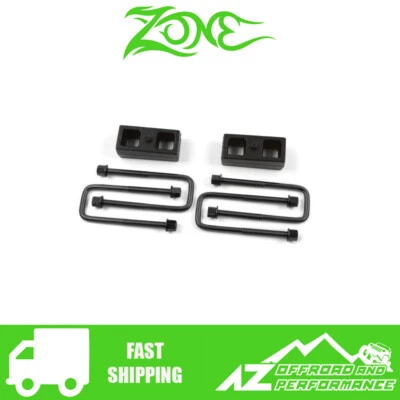 Kit de elevación de bloque trasero Zone Offroad de 2" para Toyota Tacoma 2005-2020 4x4 Foto 1 de 2