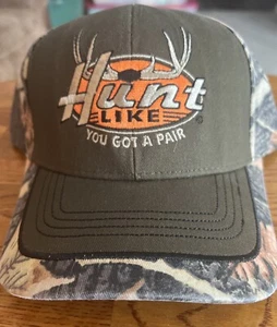 Camouflage Jagdmütze - Hunt Like You Got A Pair - lustig, Herren Baseball Cap - Bild 1 von 4