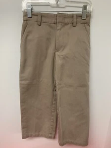 French Toast Official School Wear Khaki Stretch Waist Pants-Size 4 - Picture 1 of 9