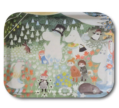 Moomin Birch Tray Dangerous Journey 36 x 28 cm - Image 1 of 2