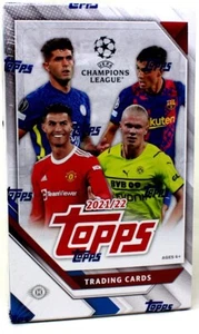 2021/22 TOPPS UEFA CHAMPIONS LEAGUE COLECCIÓN FÚTBOL HOBBY CAJA TARJETAS EXPLOSIVAS - Imagen 1 de 2