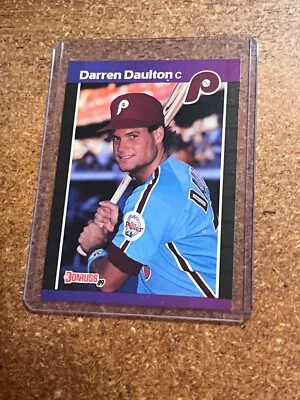 1989 Donruss Baseball # 549 Darren Daulton - Image 1 of 2