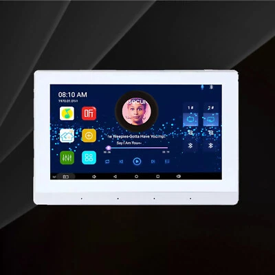 7'' Touch Screen in wall Amplifier Stereo Audio Background Music WIFI Bluetoot - Image 1 of 4
