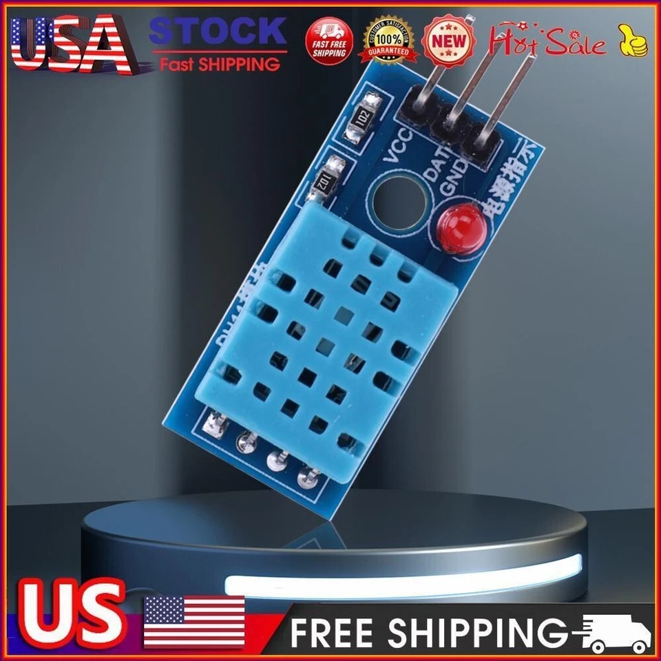 3.3V-5V Humidity and Sensor DHT11 Digital Humidity Sensor 3-Wire Ultra-low Power - Image 1 of 3