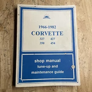 Manual de reparación de taller Chevrolet Corvette 1966-1982 V8 guía de puesta a punto y mantenimiento - Imagen 1 de 10