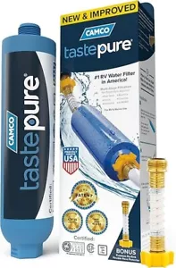 Camco Tastepure RV Water Filter - New & Advanced RV Inline Water Filter with Fle - Picture 1 of 6