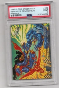 1995 FLEER ULTRA MARVEL SPIDER MAN PREMIER VENOM DEMOGOBLIN CARD PSA 9 MINT - Picture 1 of 1