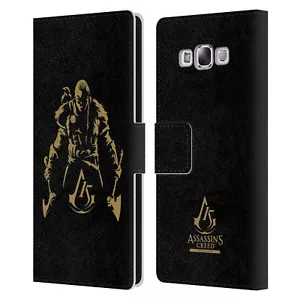 ASSASSIN'S CREED 15TH ANNIVERSARY GRAPHICS LEATHER BOOK CASE FOR SAMSUNG PHONE 3 - Picture 1 of 11