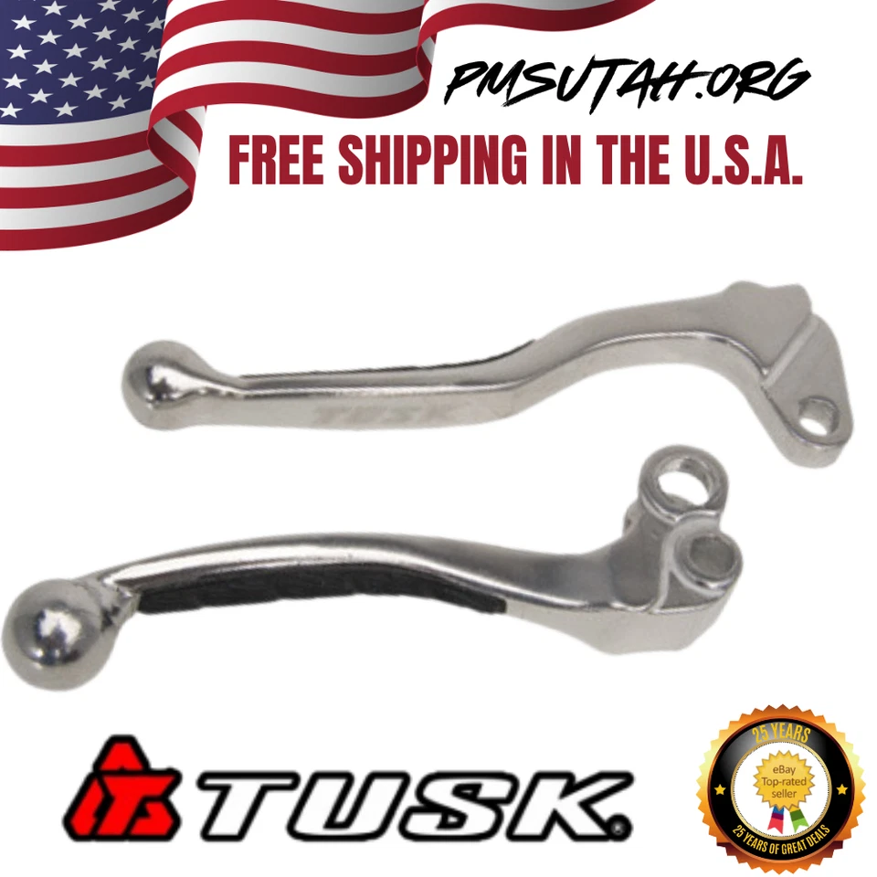 Tusk Brake Clutch Grip Lever 2001–2006 Yamaha YZ250F YZ 250F Handlebar Combo Set - Image 1 of 1