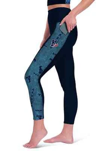 Certo By Northwest NFL Women's Houston Texans Assembly Leggings, Navy - Picture 1 of 7