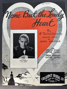 None But The Lonely Heart - By P Tschaikowsky and Jerry Castillo, 1935 - Picture 1 of 3