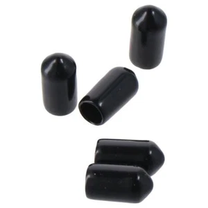 6,5mm Runde Gummi-End kappen Vinyl Schrauben-Gewinde-Protektoren Rund rohre - Picture 1 of 12