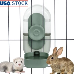 Hanging Rabbit Water Bottle 28oz Automatic Small Pet Dispenser Leakproof New - Picture 1 of 8