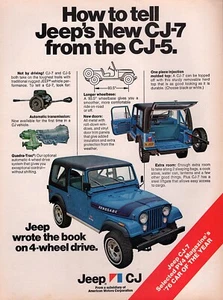 1976 Jeep CJ-7 Renegade "Car of the Year" Original Color Ad - Picture 1 of 1