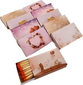 48 Schachteln à 50 Zündhölzer für Grill, Kamin und Kerzen Camino 10 cm Herzen - Bild 1 von 9