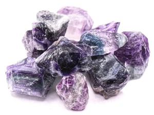 Multicolor High Grade Fluorite Rough Natural Gemstone Mineral China 1/2 1 2 5 LB - Picture 1 of 8