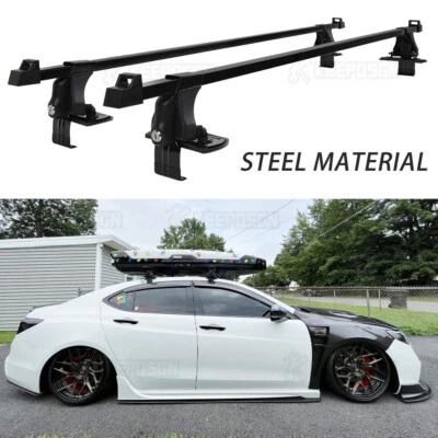 Portaequipajes de carga con barra transversal de 54' para Acura TL TLX 2005-2020 Foto 1 de 4