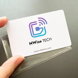 6 Custom PVC Digital NFC Business Card with Your Logo QR code - Free URL Program - Picture 1 of 5