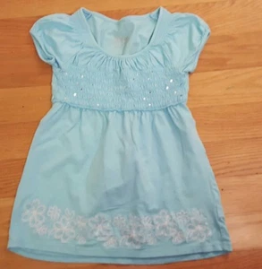 Girl Size 10 Blue Justice Shirt - Picture 1 of 2