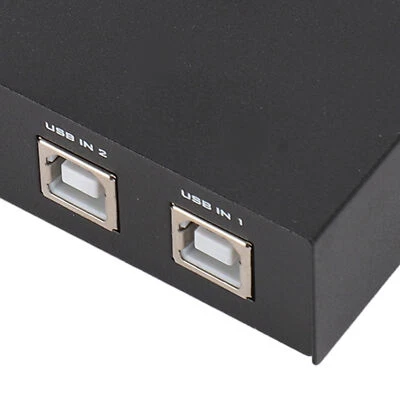USB Sharing Manual Switch Box USB 2.0 To USB B 4 Port Share Switcher Hub For Pr - Image 1 of 4