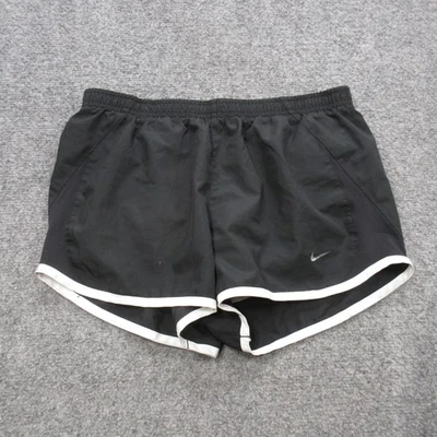 Pantalones Cortos de Correr Nike Para Mujer Pequeños 573728-010 Forrados Atléticos Transpirables Swoosh Foto 1 de 4