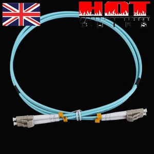 1/3/5M LC-LC Duplex 10 Gigabit 50/125 Multimode Fiber Optic Cable Om3 10GB *AU - Afbeelding 1 van 10