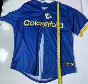 Nueva Talla Grande Clásica Mundial de Béisbol Colombia Camisa Camiseta de Béisbol - Imagen 1 de 9