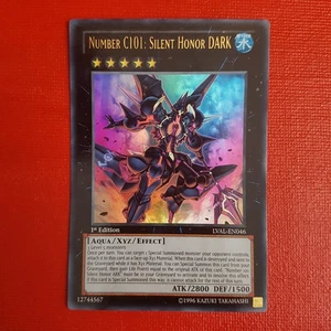 Yugioh Number C101: Silent Honor DARK LVAL-EN046 1st Edition - Picture 1 of 2