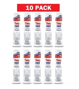10 Pack Theramed WHITENING toothpaste, Theramed NATURAL WHITE - 100ml/3.4 fl.Oz - Picture 1 of 4