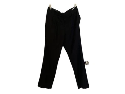 Men’s New With Tags 38/32 Black Pleated Front Expandable Waist Slacks - Image 1 of 2