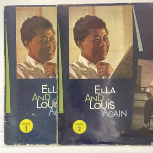 Ella Fitzgerald Louis Armstrong Again Volumes 1 & 2 HMV Vinyl LP Set 1957 - Bild 1 von 9
