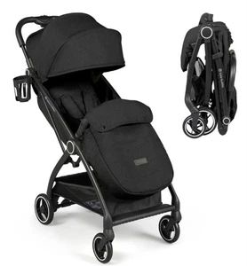 Ickle Bubba Aries Max Autofold Stroller with Footmuff  Light Compact fold grey  - Picture 1 of 21