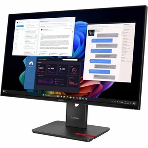 Lenovo ThinkVision T27UD-40 27" Class 4K UHD LED Monitor - 16:9 - Eclipse Black - Picture 1 of 5