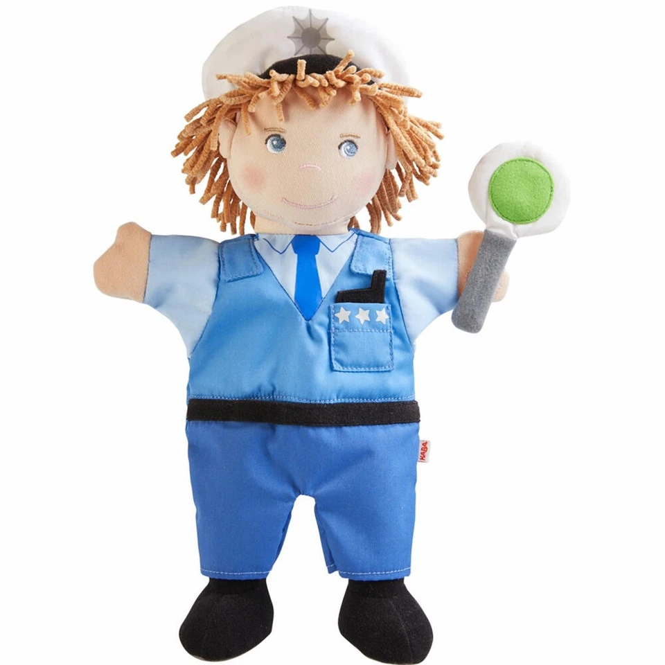 Handpuppe Polizei (27 cm) - HABA 1306773001 - (Spielzeug / Spielfigur)
