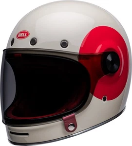 Bell Bullitt TT Gloss Vintage White Oxblood Helmet size Large - Picture 1 of 6