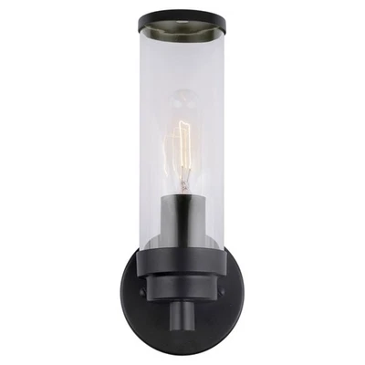 Aplique de pared Morgan Forte Lighting 5064-01 - negro Foto 1 de 4