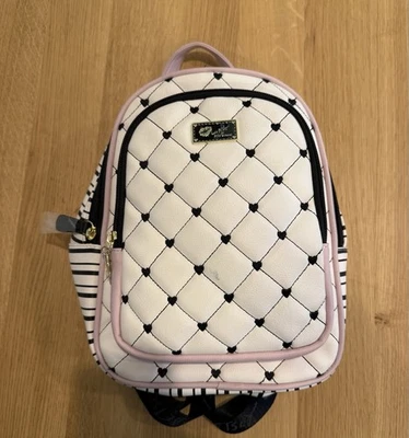 NEW!! Betsey Johnson Quilted Heart Backpack - Image 1 of 4