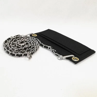 CHANEL Matelasse Chain Long Wallet Silver Gray From JAPAN - Image 1 of 4
