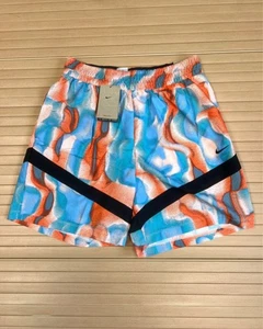 Nike Dri Fit Icon Basketball Shorts XXL Men’s Coral Blue Loose Fit Knee Length - Picture 1 of 8