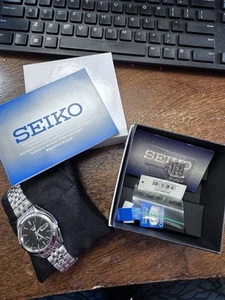 seiko 5 automatic black dial watch - Picture 1 of 3