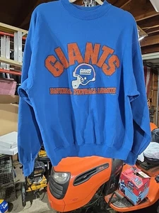 Vintage 1996 New York Giants NFL Sweatshirt Herren XL erhöhter Druck gebraucht, in einwandfreiem Zustand - Bild 1 von 20